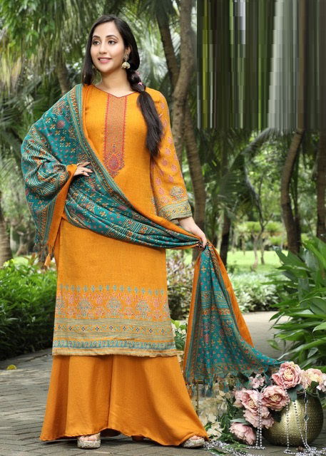 Floreon Gurleen Casual Wear Pashmina Wholesale Dress Material Collection